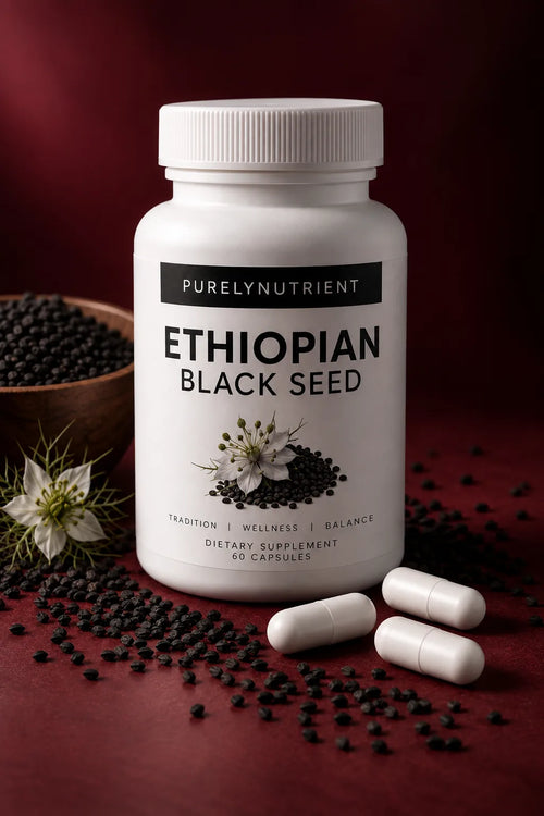 Ethiopian Black Seed — Extracto de semilla negra etíope, 60 cápsulas